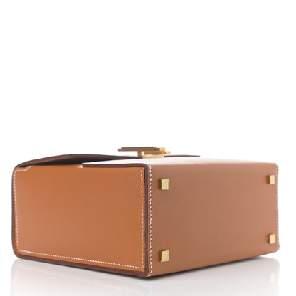 Hermes Epsom Cinhetic Boxy Top Handle Bag Gold 4 of 11