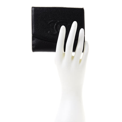 Chanel Caviar Timeless CC Flap Wallet Black 2 of 9