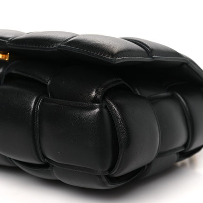 Bottega Veneta Lambskin Maxi Intreccio Padded Chain Cassette Crossbody Bag Black 9 of 9