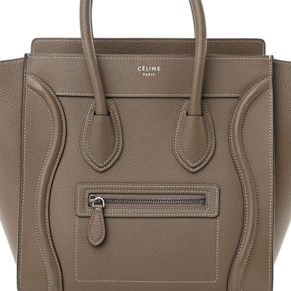 Celine Smooth Calfskin Interstice Micro Luggage Light Taupe 7 of 18