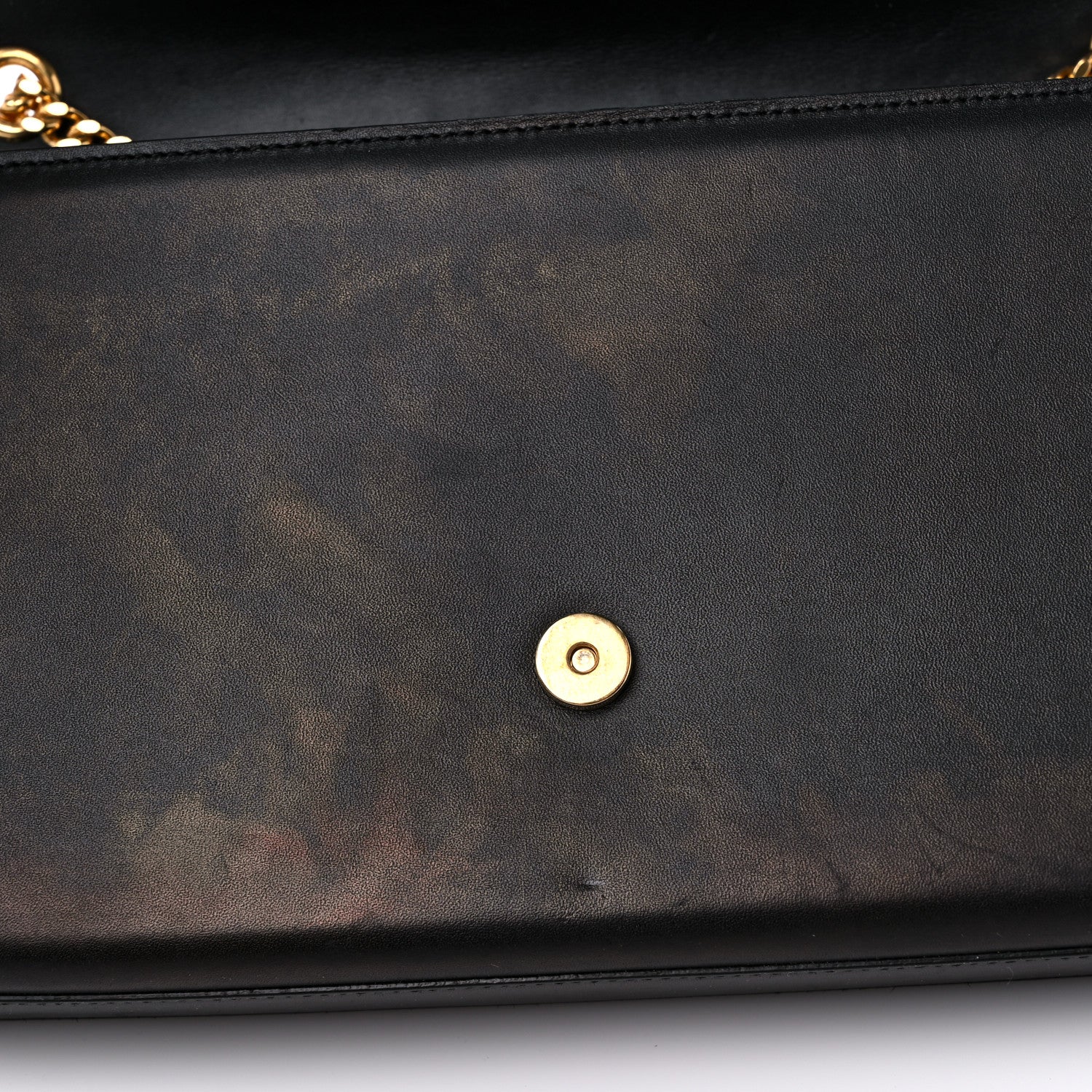 Saint Laurent Smooth Calfskin Medium Classic Monogram Kate Tassel Satchel Black 10 of 12