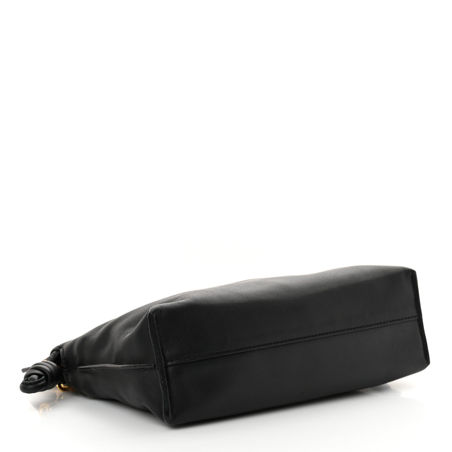 Loewe Nappa Calfskin Mini Flamenco Knot Clutch With Chain Black 4 of 12