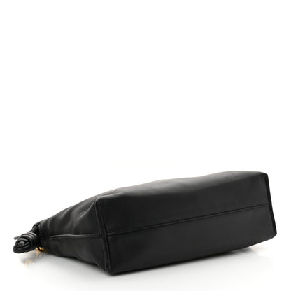 Loewe Nappa Calfskin Mini Flamenco Knot Clutch With Chain Black 4 of 12