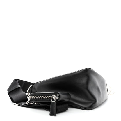 Prada Grace Lux Triangle Shoulder Bag Black 3 of 12