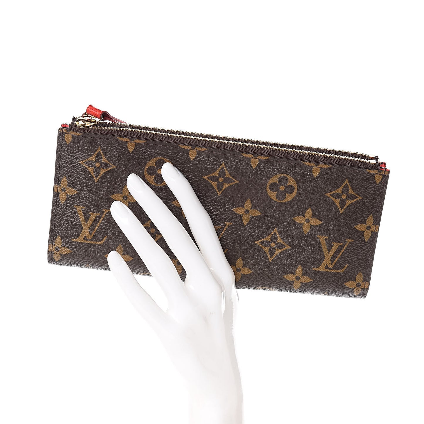 Monogram Adele Wallet Coquelicot