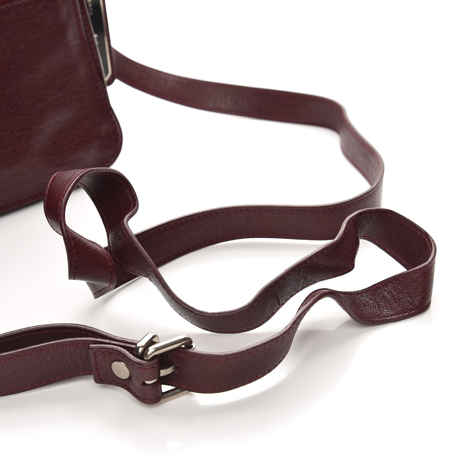 Proenza Schouler Lambskin PS1 Pouch Messenger Oxblood 8 of 8