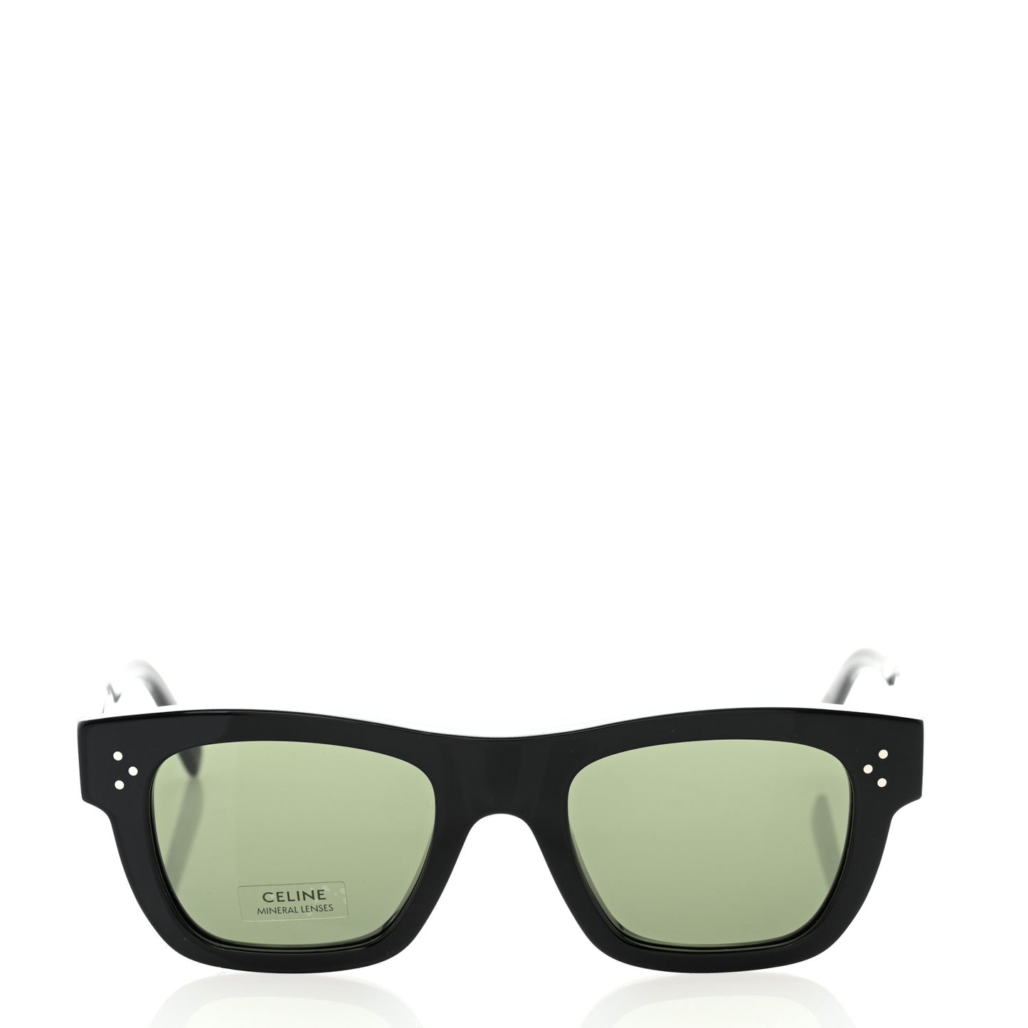 Acetate Rectangular Sunglasses CL4009IN Black