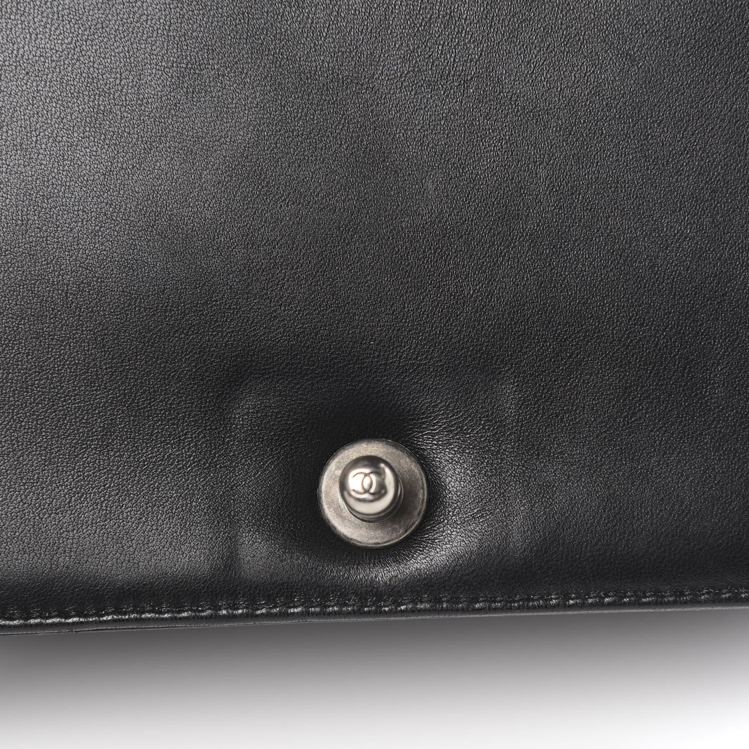 Chanel Lambskin Quilted Medium Boy Flap Black 8 of 12