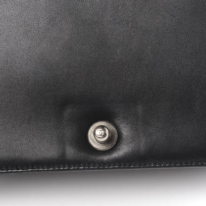 Chanel Lambskin Quilted Medium Boy Flap Black 8 of 12