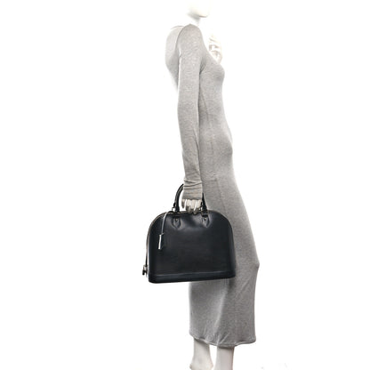 Louis Vuitton Epi Alma MM Black 2 of 9