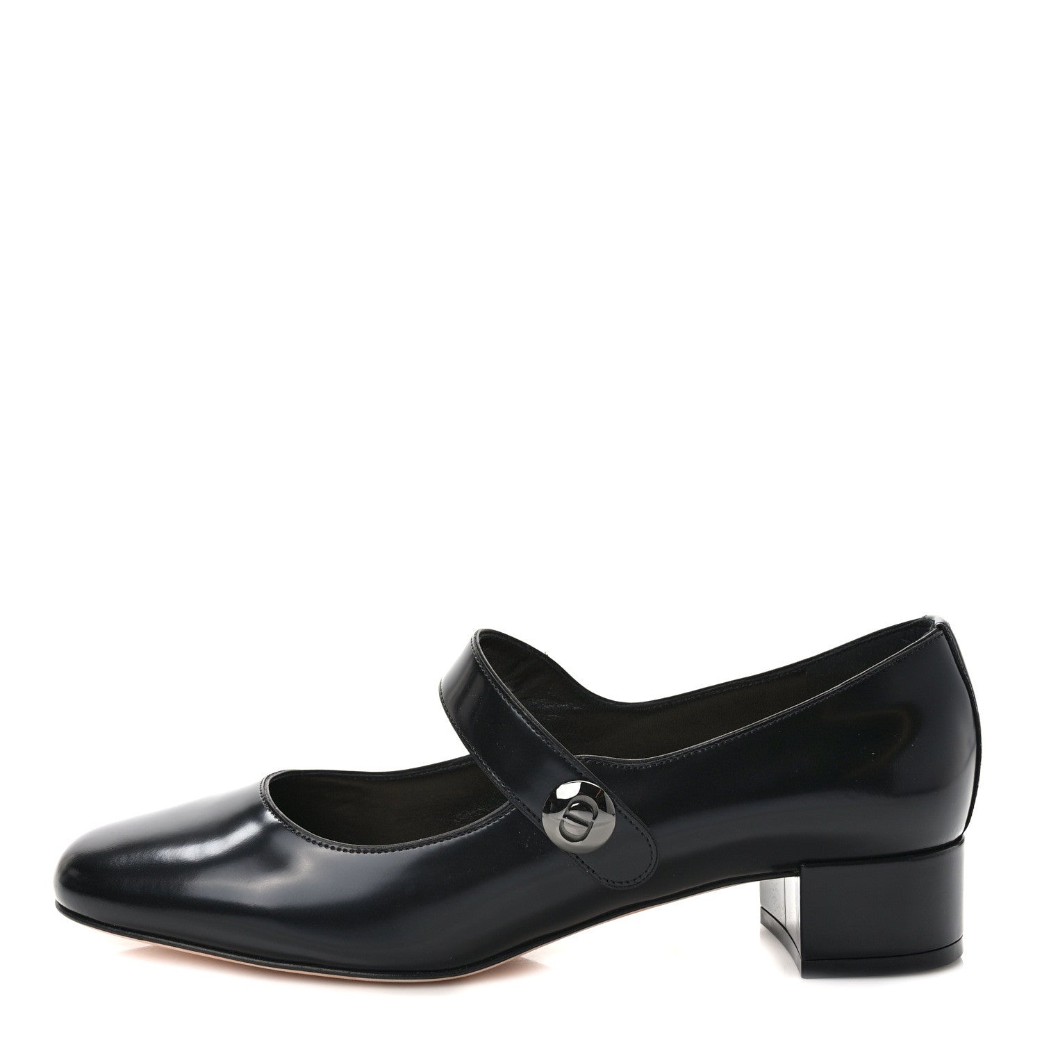 Christian Dior Brushed Calfskin Uniform 30mm Pumps 39 Black 1 of 9