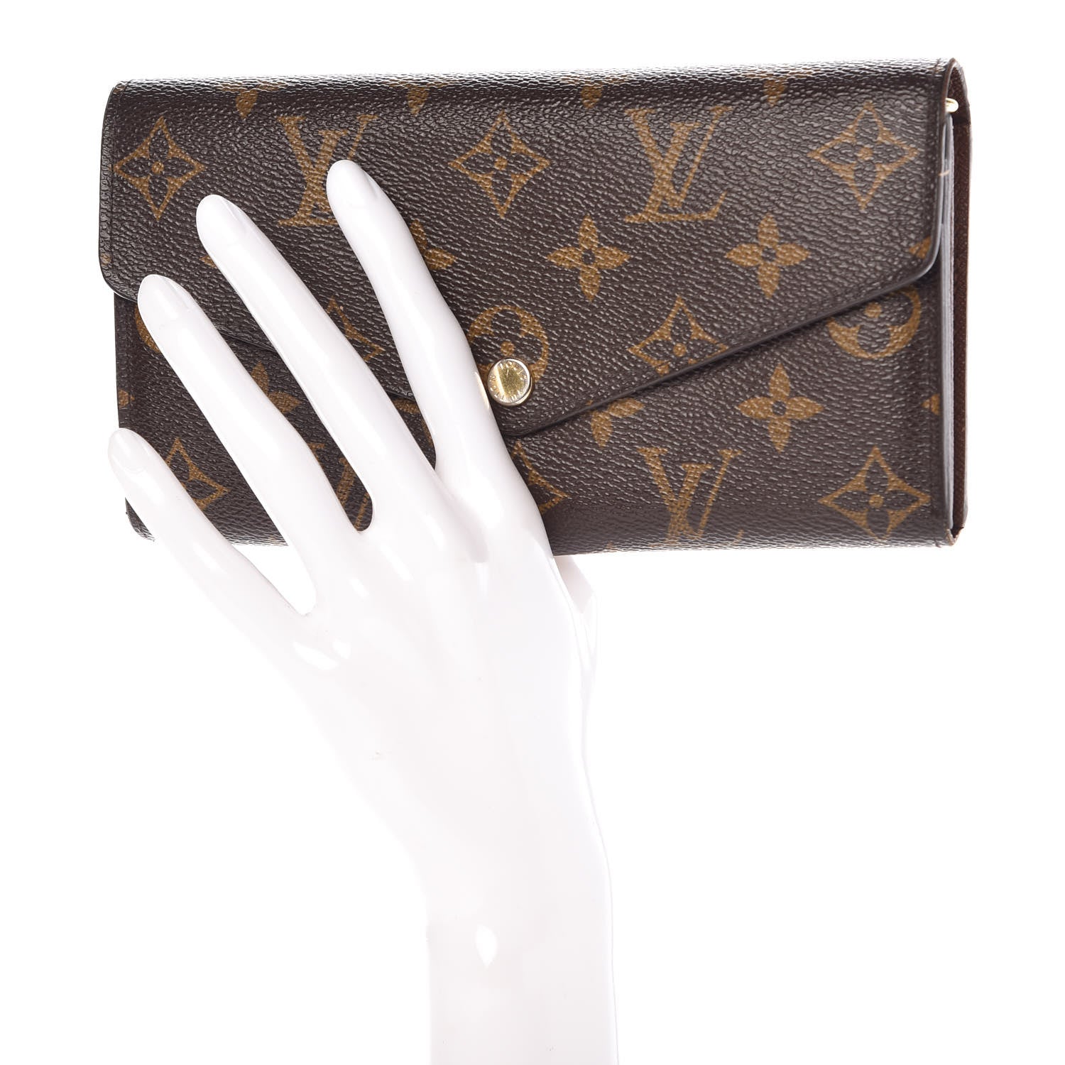 Louis Vuitton Monogram Sarah Wallet NM 2 of 13
