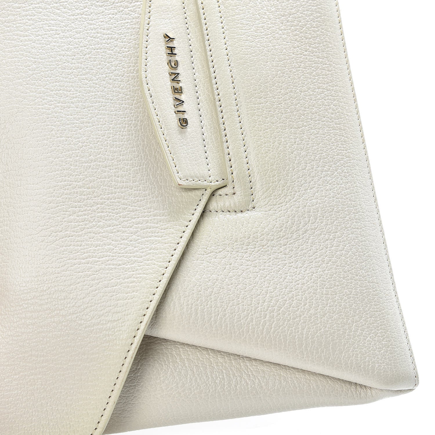 Givenchy Sugar Goatskin Medium Antigona Envelope Clutch Ivory 15 of 17