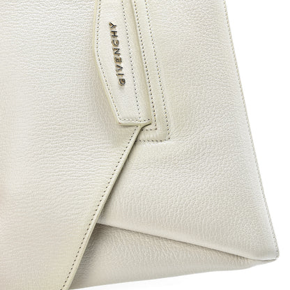 Givenchy Sugar Goatskin Medium Antigona Envelope Clutch Ivory 15 of 17