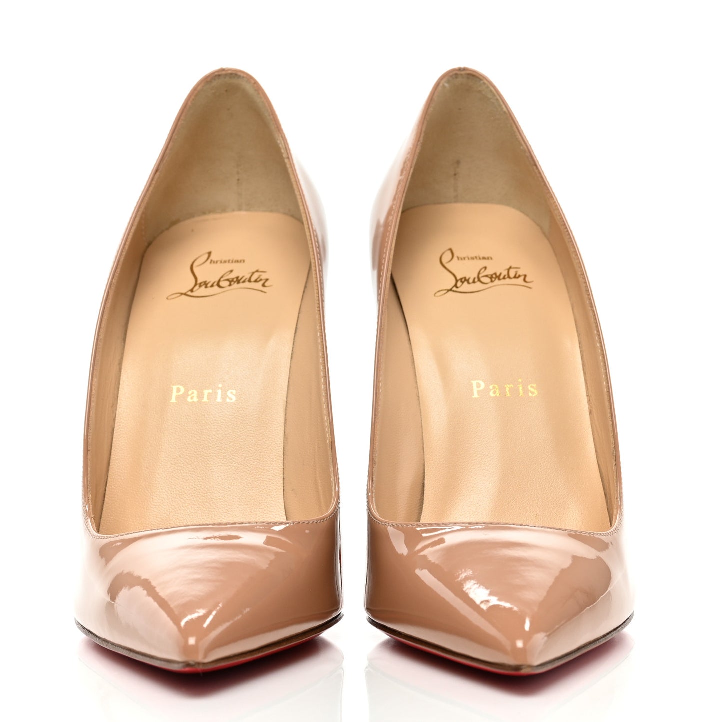 Patent Kate 100 Pumps 38 Nude
