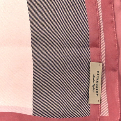 Burberry Silk Mega Check Scarf Pink 3 of 3