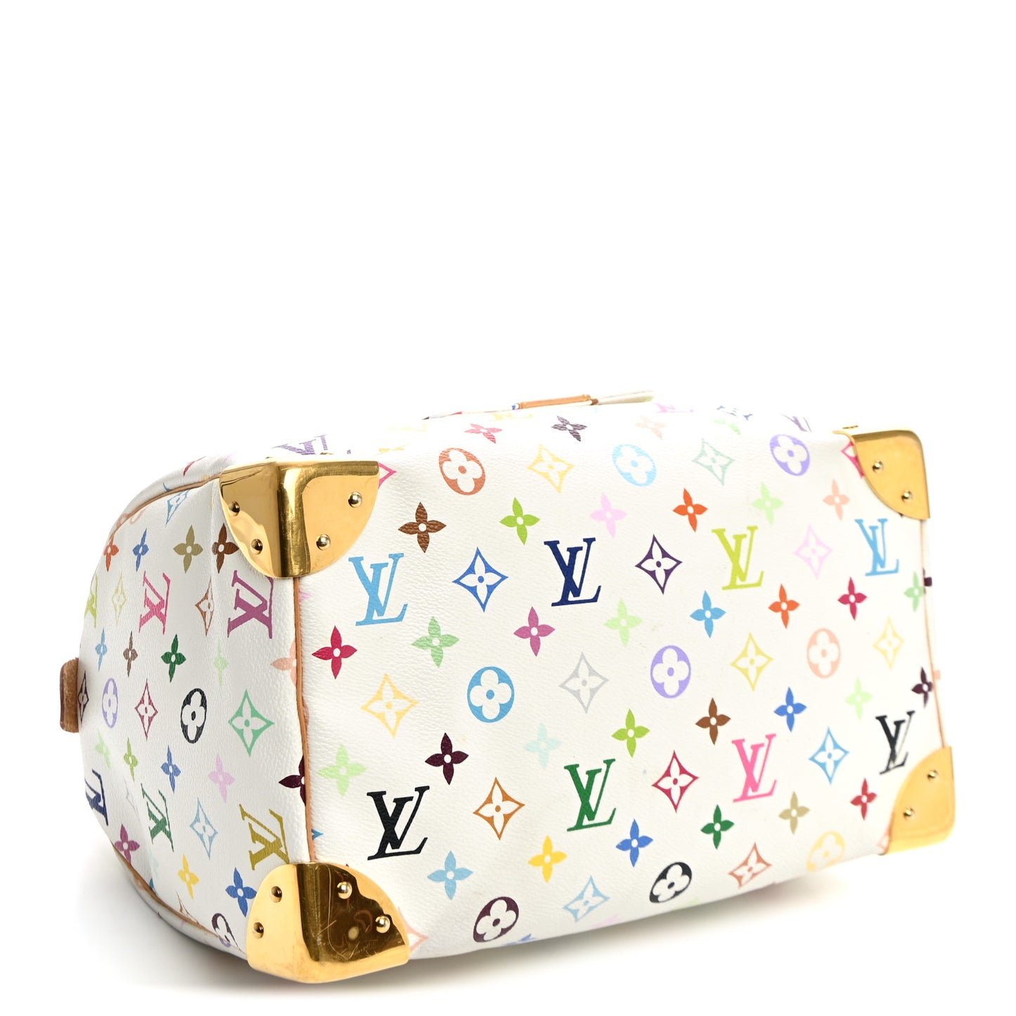 Monogram Multicolor Speedy 30 White