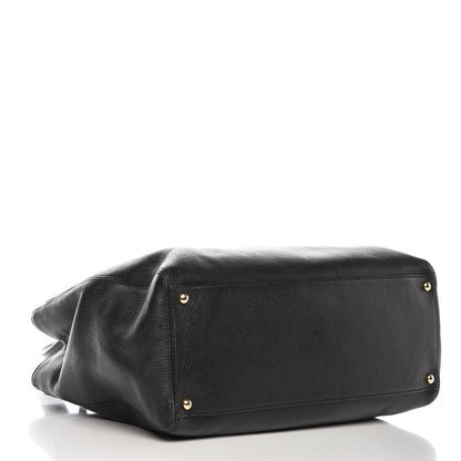 Chanel Calfskin Cerf Executive Shopper Tote Black 4 of 21