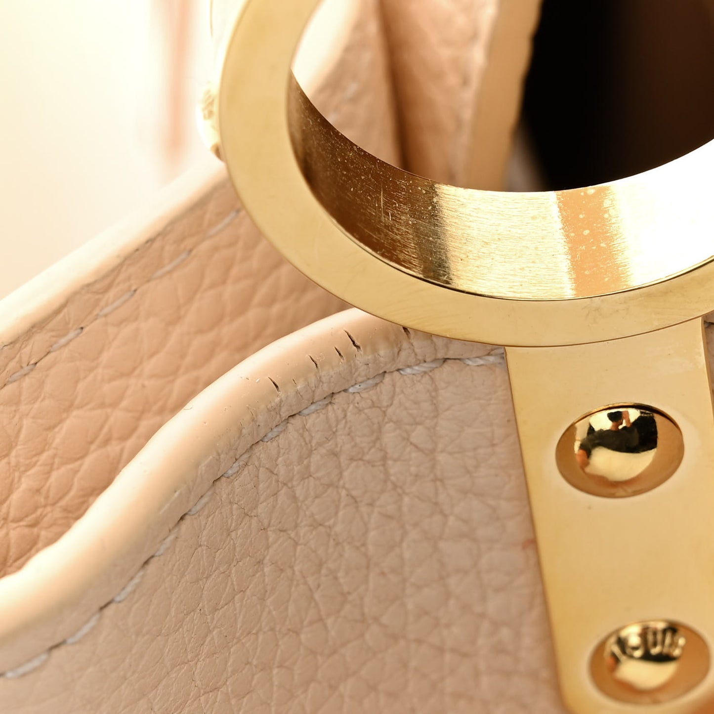 Taurillon Gradient Capucines PM Cloudy Creme