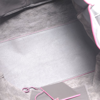 Balenciaga Veau Leather Papier A4 Tote Gris Tarmac Rose Thulian 7 of 7