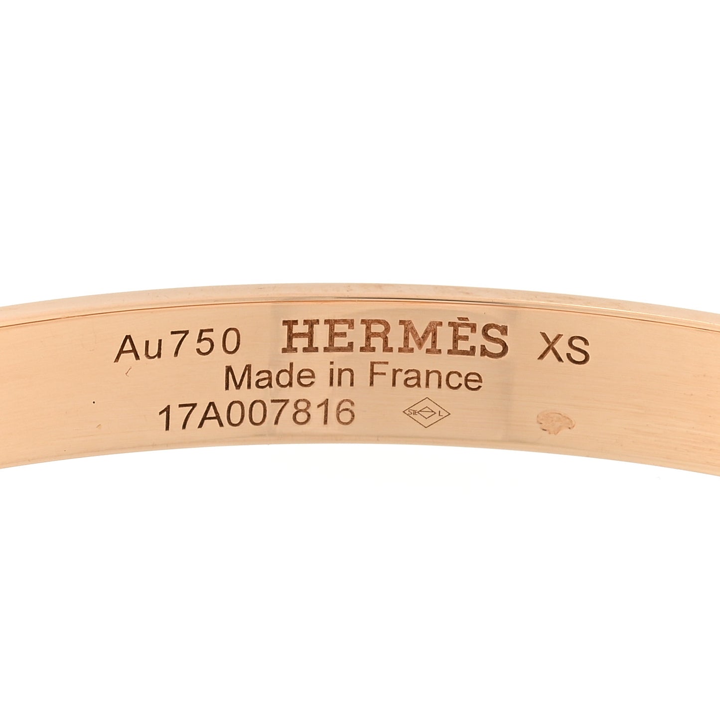 18K Rose Gold PM Collier De Chien Bracelet XS