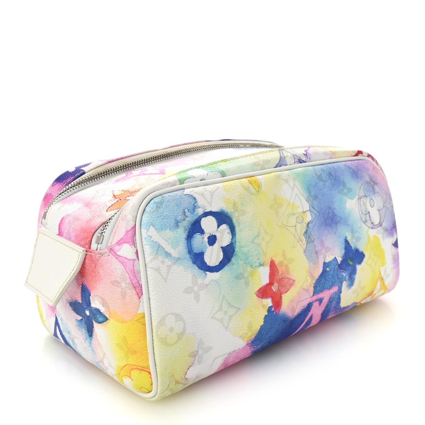Monogram Watercolor Dopp Kit Toilet Pouch Multicolor