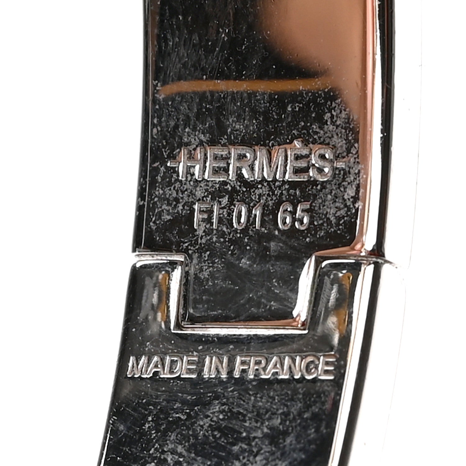 Hermes Enamel Narrow Clic Clac H Bracelet GM Black 4 of 4