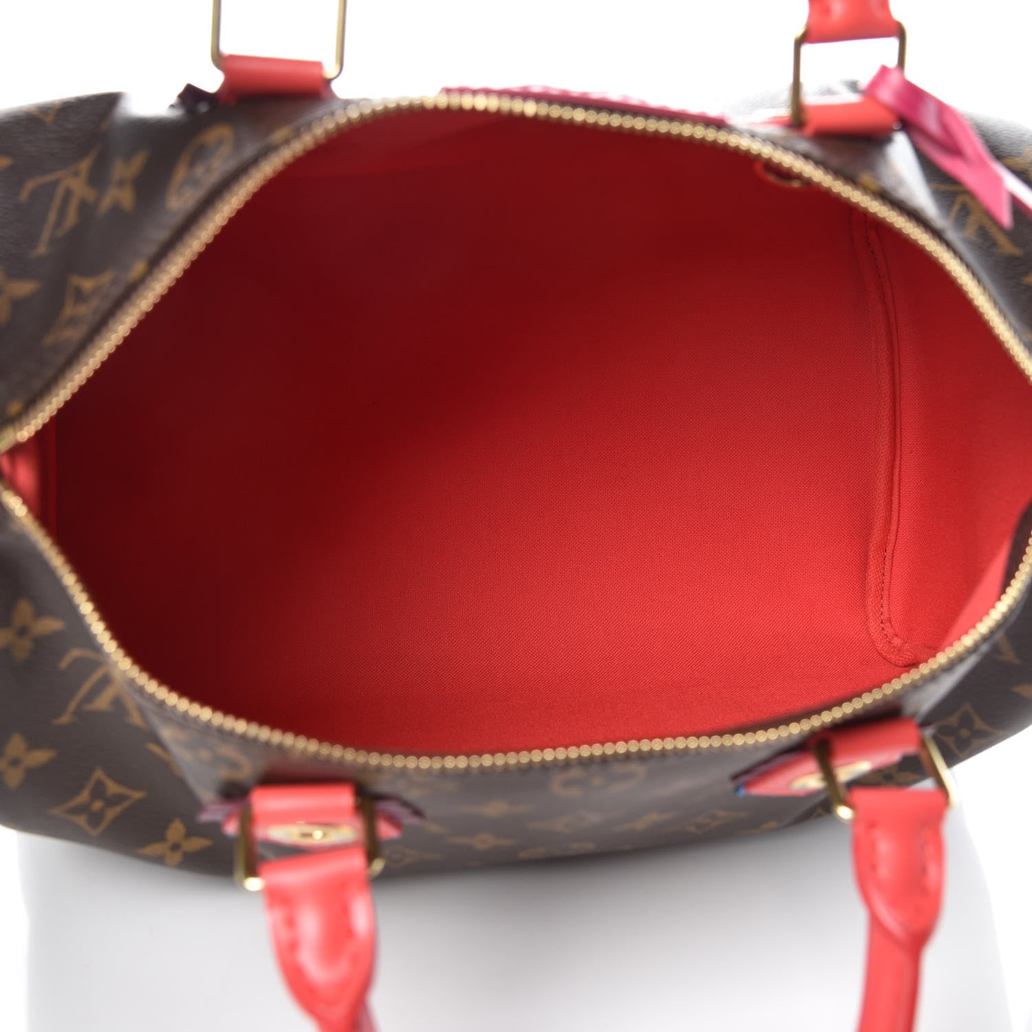 Louis Vuitton Monogram Totem Speedy 30 Flamingo 5 of 11