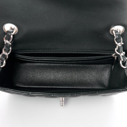Chanel Lambskin Quilted Mini Rectangular Flap Black 5 of 12