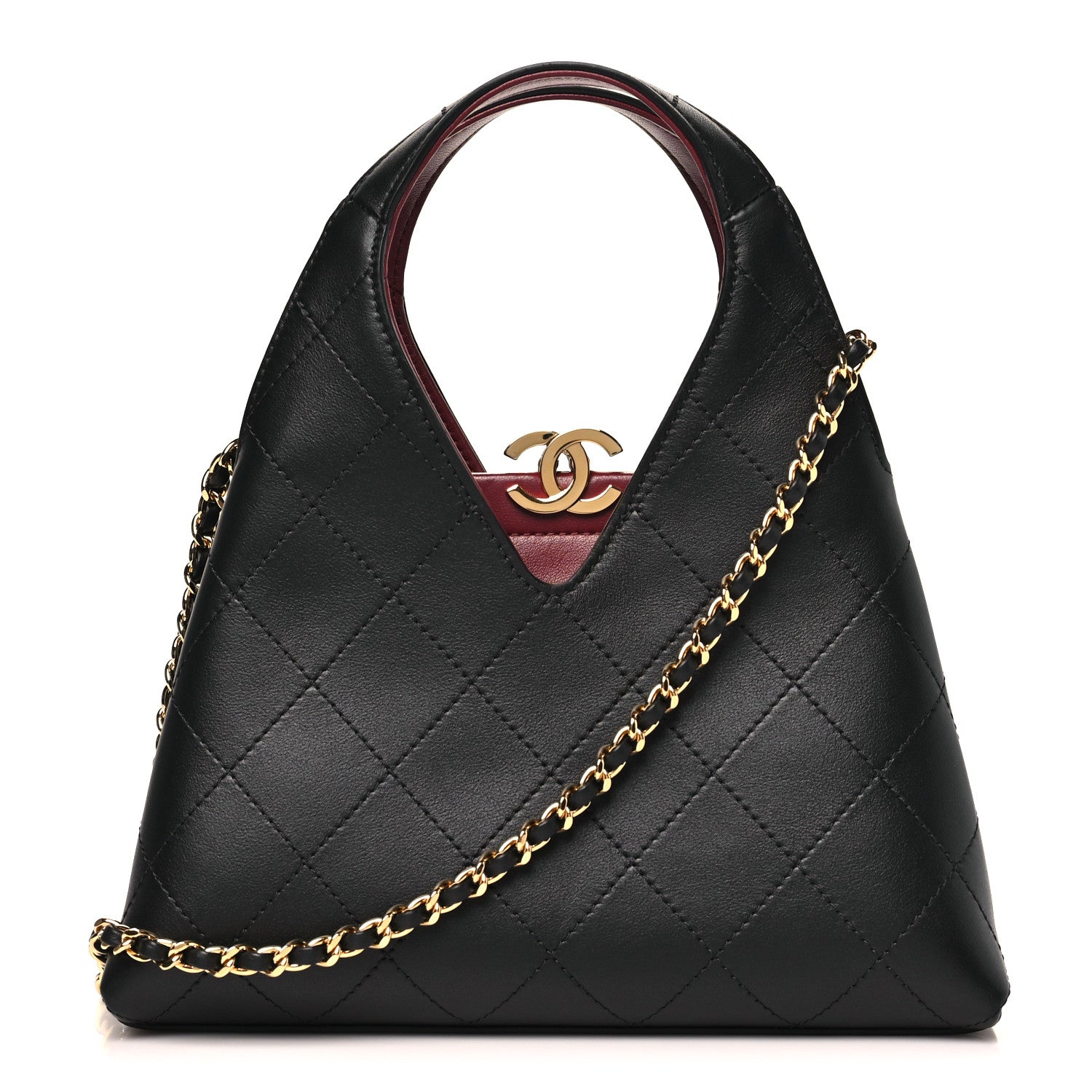 Chanel Calfskin Chic Lady Small Shopping Tote Black 1 of 11
