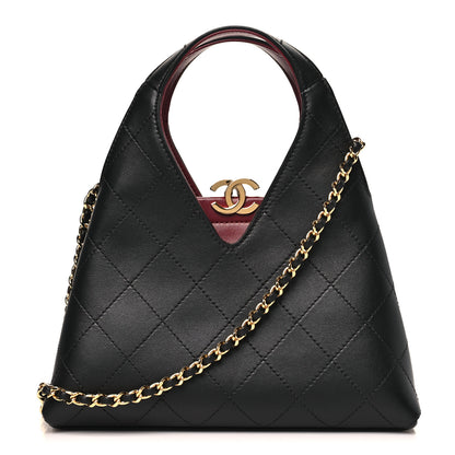 Chanel Calfskin Chic Lady Small Shopping Tote Black 1 of 11