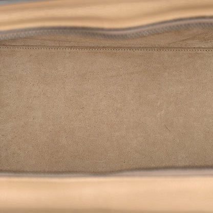 Celine Drummed Calfskin Mini Luggage Dune 5 of 9