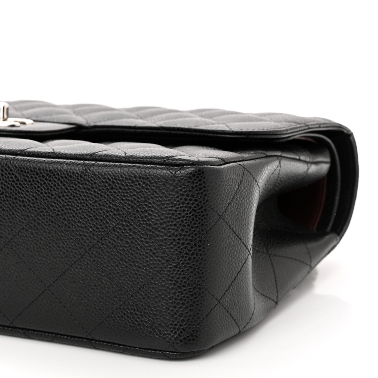 Chanel Caviar Quilted Jumbo Double Flap Black 10 of 11