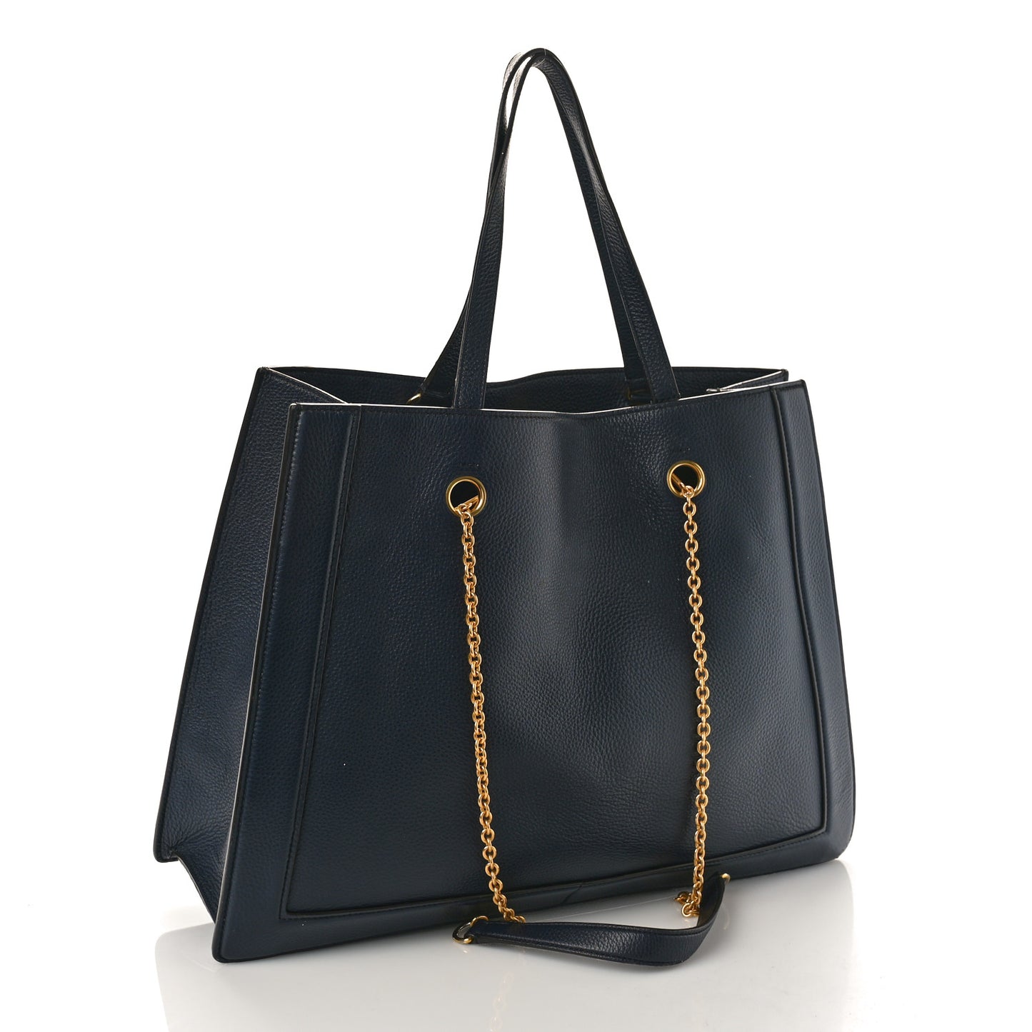 Heavy Grain Small Vale Tote Bright Navy