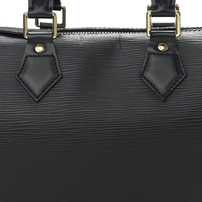 Louis Vuitton Epi Speedy 25 Black 7 of 13