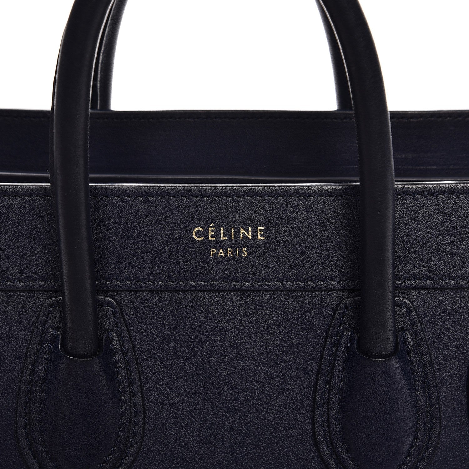 Celine Smooth Calfskin Nano Luggage Ink 7 of 15