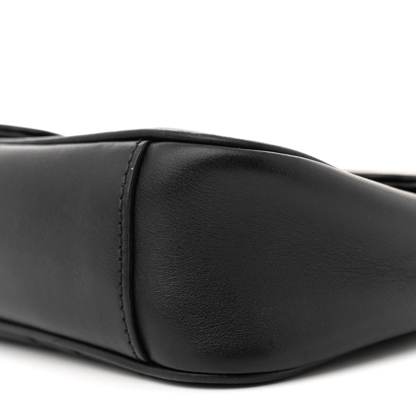 Calfskin Matelasse Mini GG Marmont Shoulder Bag Black