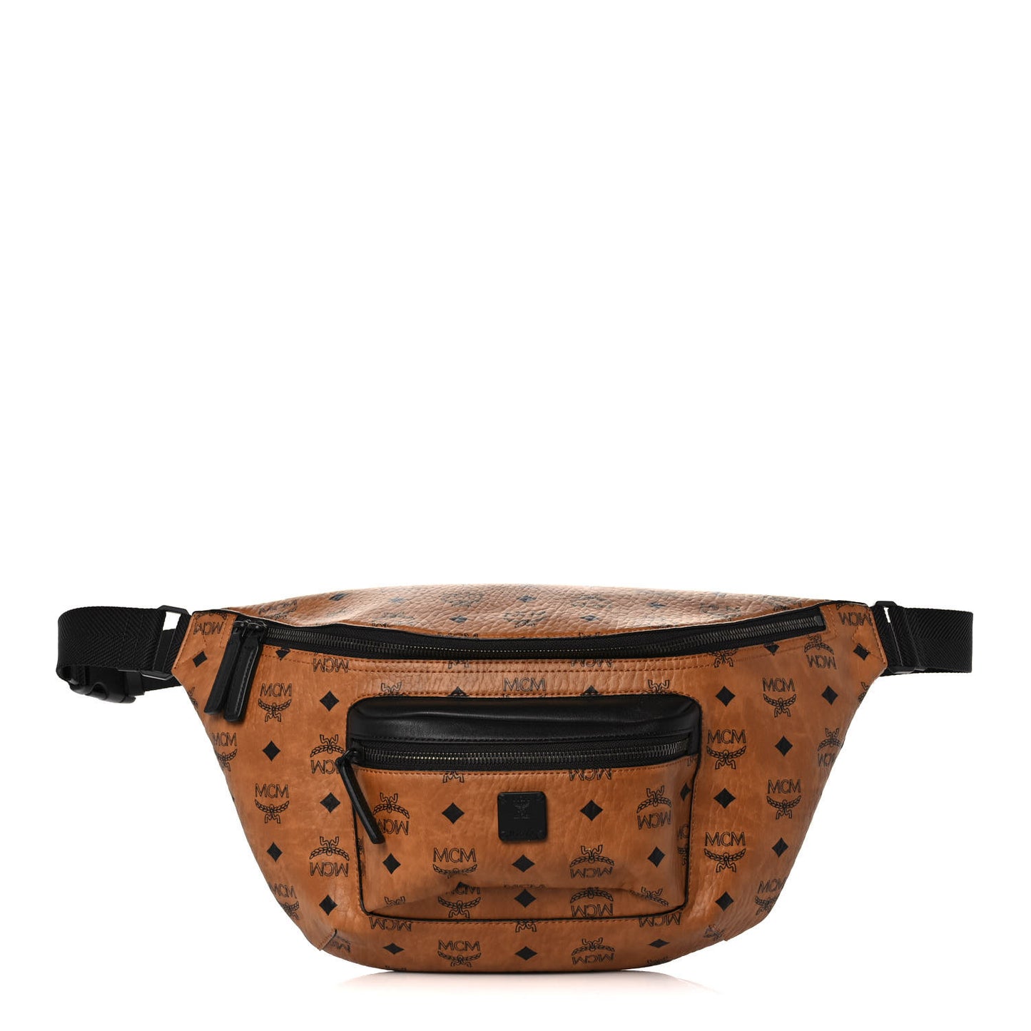 Visetos Medium Belt Bag Cognac Black