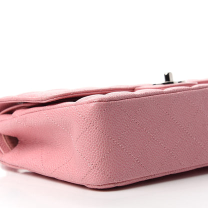 Chanel Caviar Quilted Medium Double Flap Pink 6 of 10