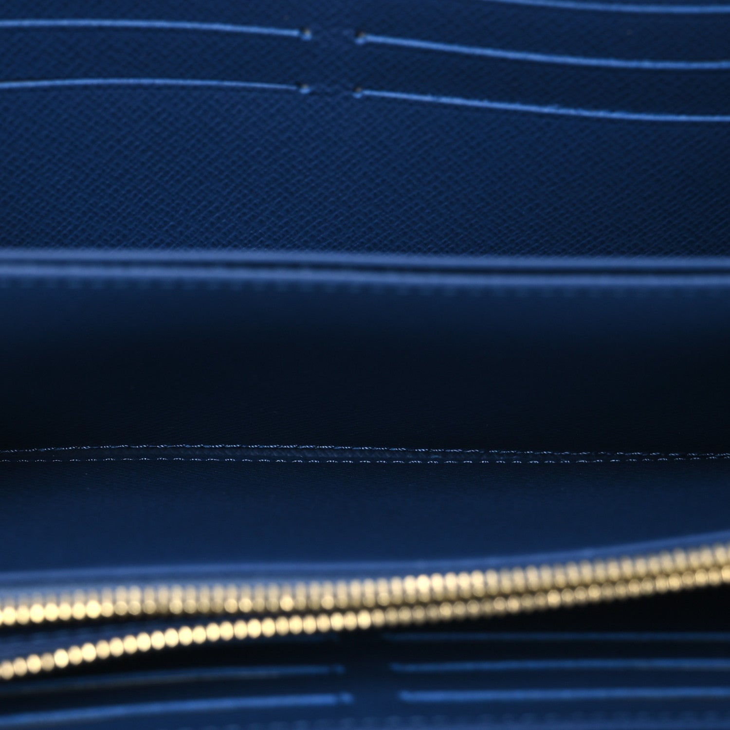 Louis Vuitton LV X TM Monogram Denim Cerises Zippy Wallet Blue 6 of 10