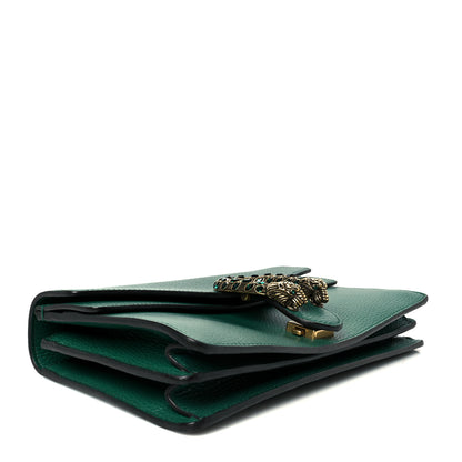 Gucci Dollar Calfskin Crystal Small Dionysus Shoulder Bag Emerald 4 of 12