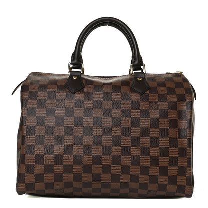 Louis Vuitton Damier Ebene Speedy 30 1 of 12