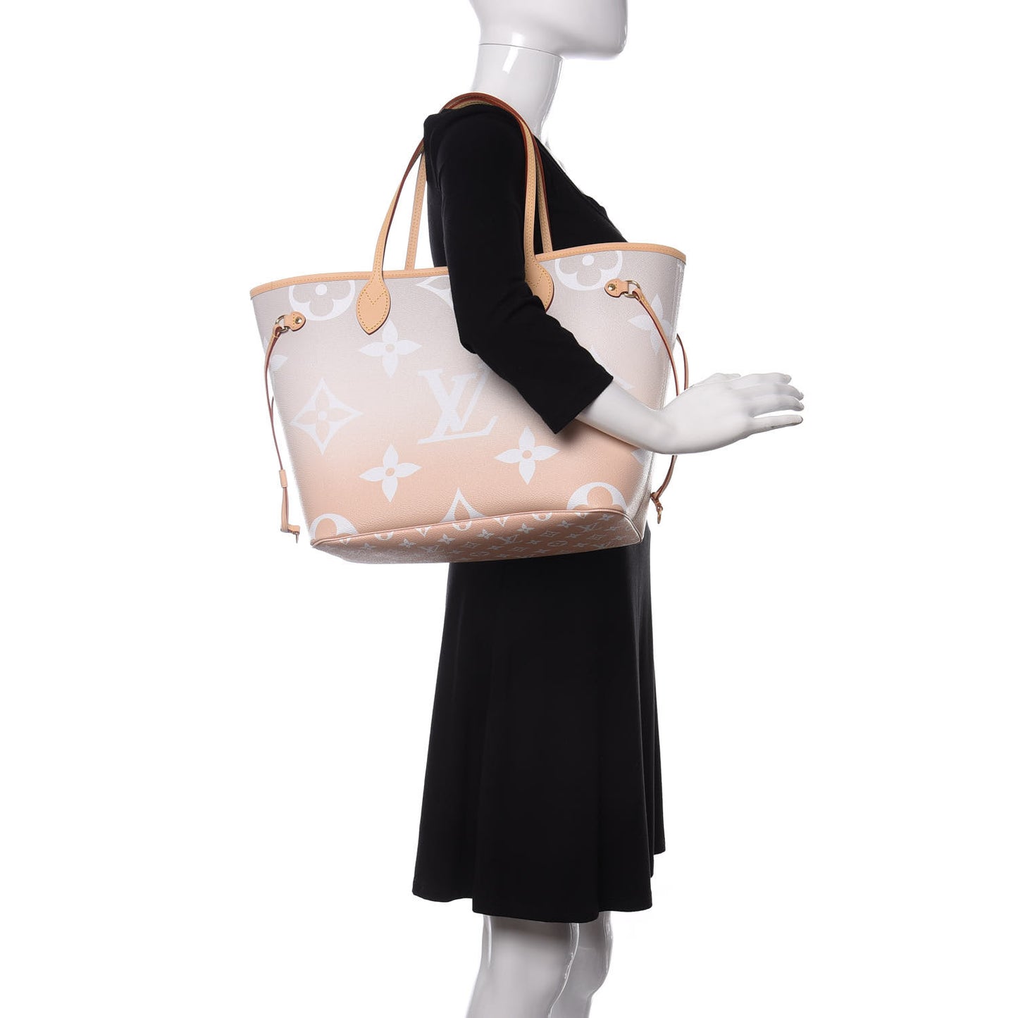Monogram Giant By The Pool Neverfull MM Brume