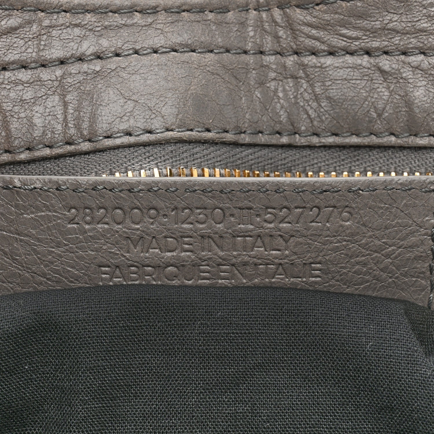 Balenciaga Agneau Giant 12 Gold Hardware Part Time Gris Pyrite 8 of 15