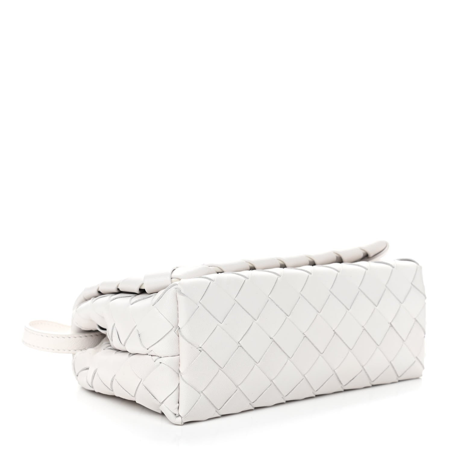 Bottega Veneta Nappa Intrecciato Mini Crossbody White 3 of 4
