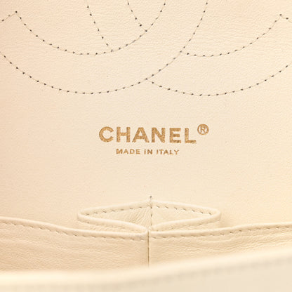 Chanel Caviar Quilted Jumbo Double Flap White 6 of 11