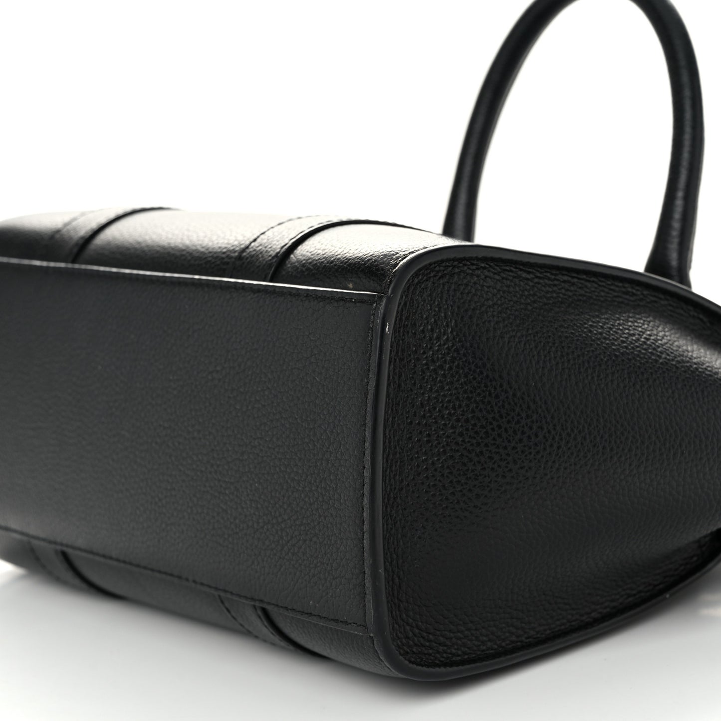 Classic Grain Small Bayswater Zip Tote Black