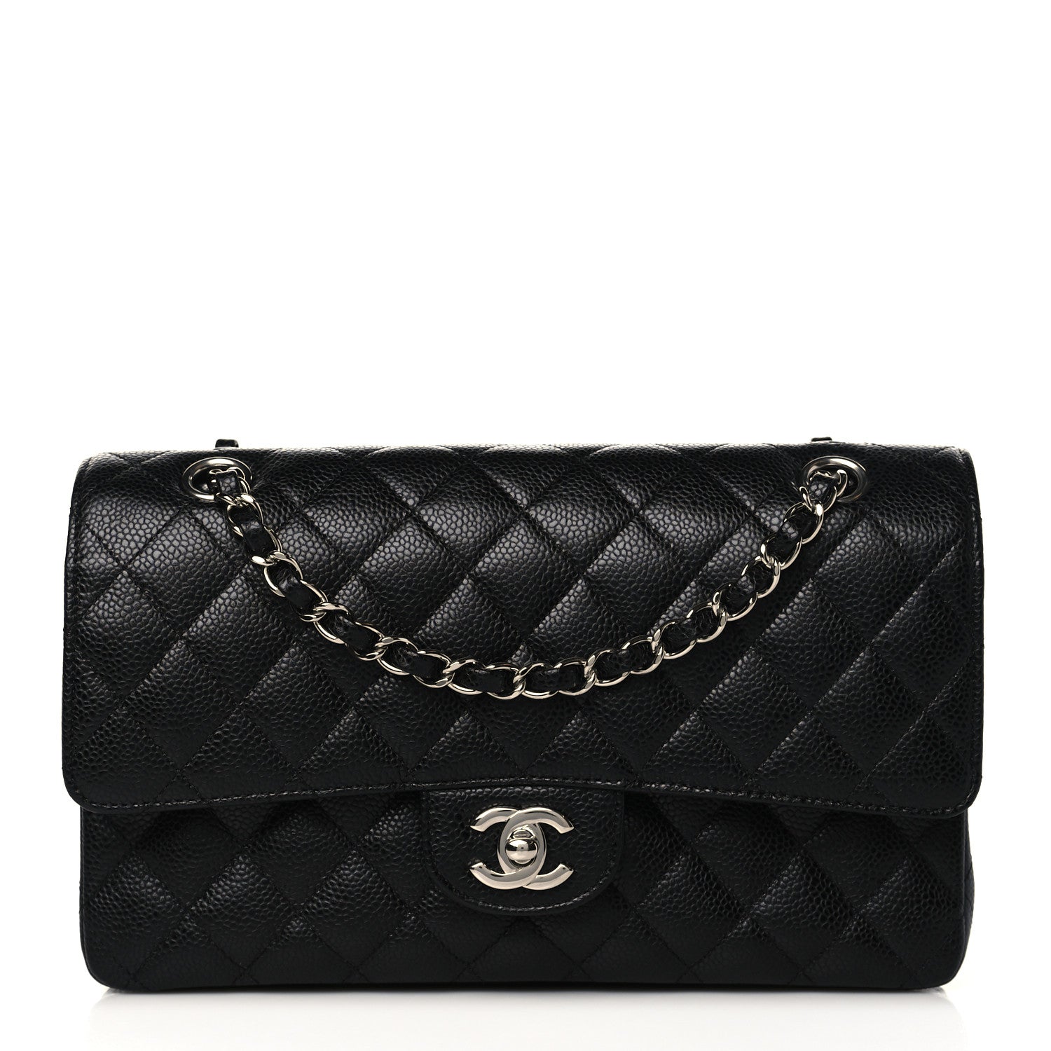 Chanel Caviar Quilted Medium Double Flap Black 1 of 9