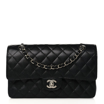 Chanel Caviar Quilted Medium Double Flap Black 1 of 9