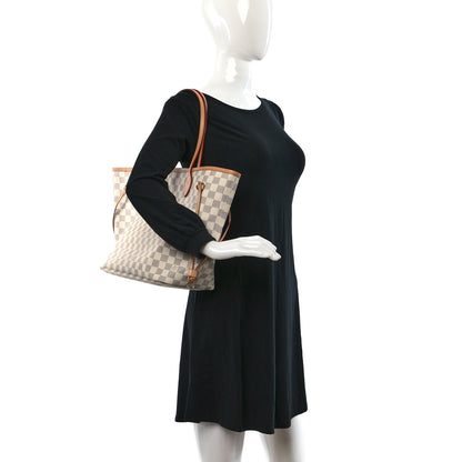 Louis Vuitton Damier Azur Neverfull MM 2 of 10